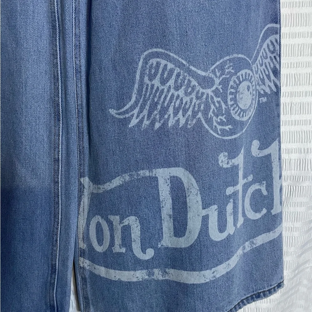 Von Dutch Blue Jeans with Colorful Patches size 26 - Picture 5 of 15